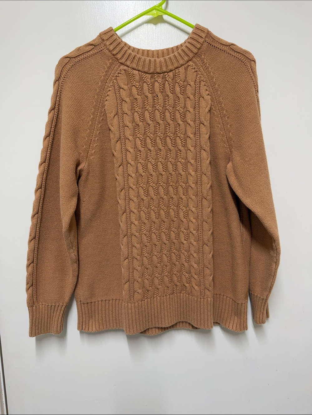 GAP Maternity Ribbed Knit Sweater in Camel